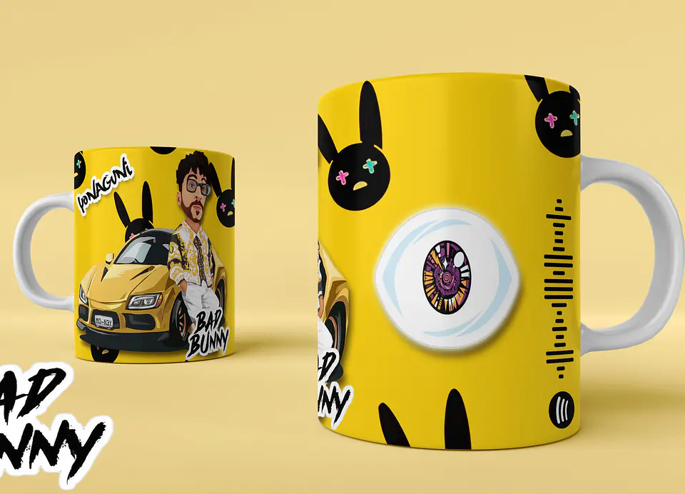 Caneca Bad Bunny 3