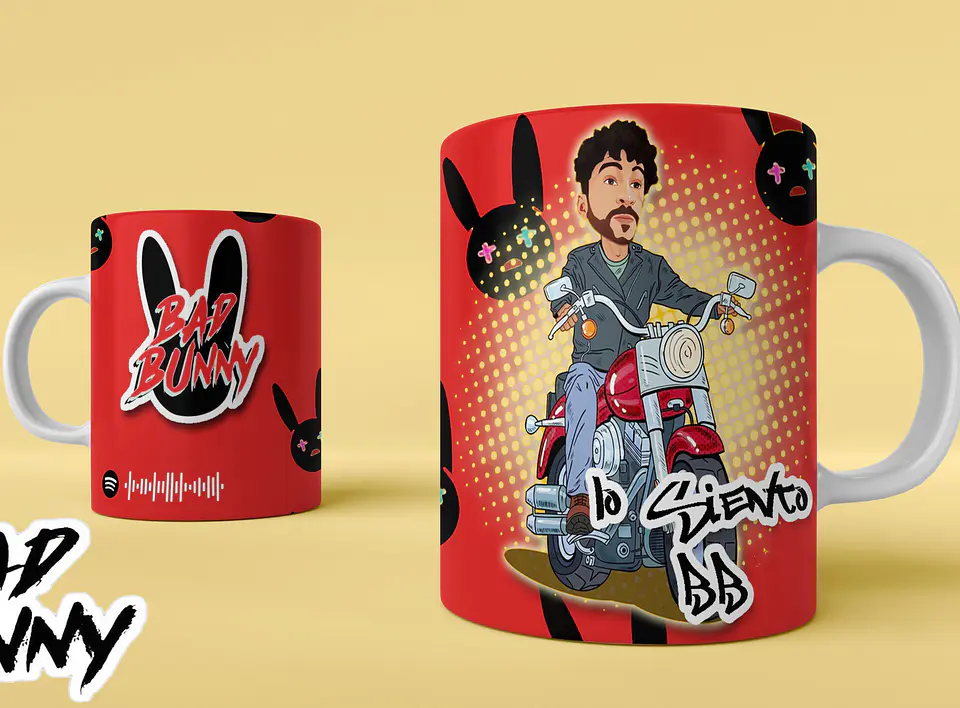 Caneca Bad Bunny 4