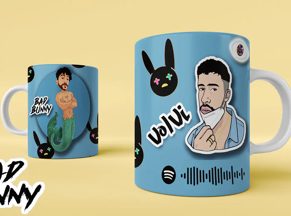 Caneca Bad Bunny 5