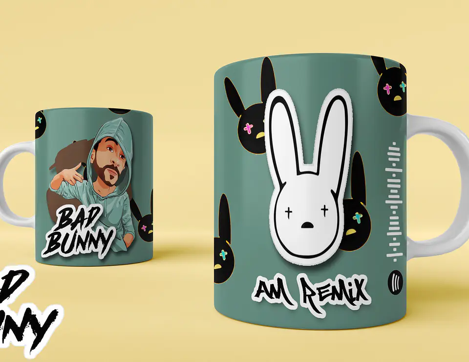 Caneca Bad Bunny 7