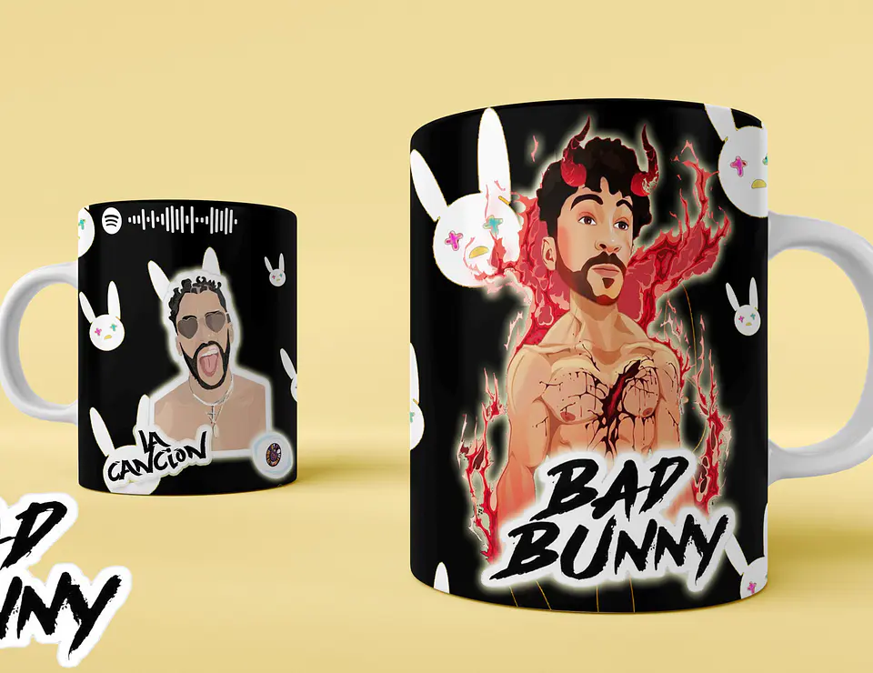 Caneca Bad Bunny 8