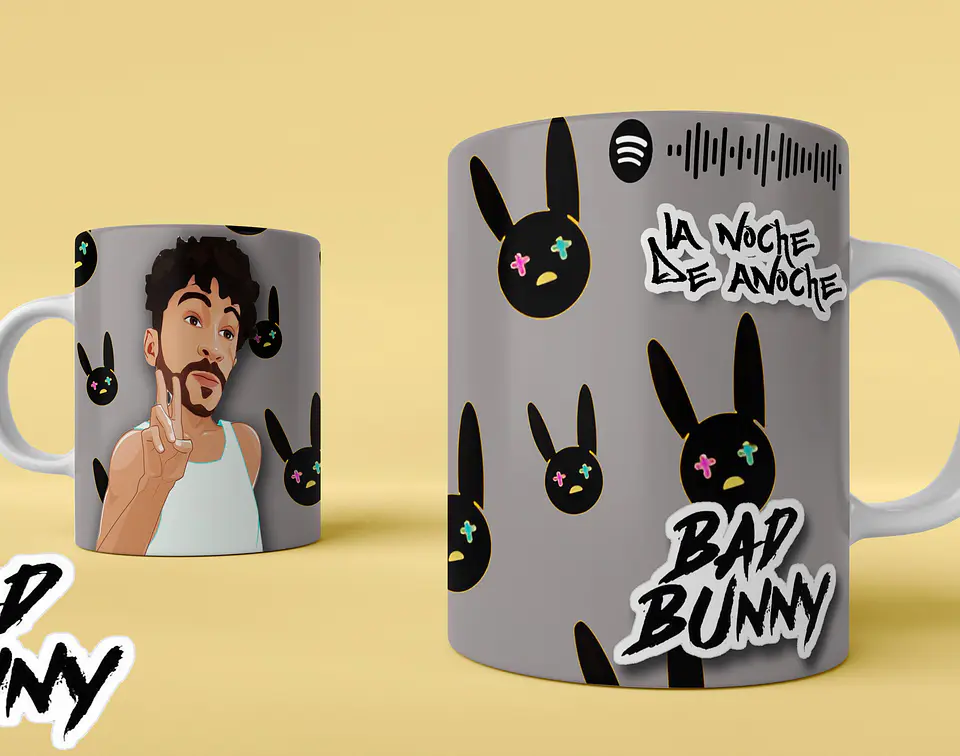 Caneca Bad Bunny 10