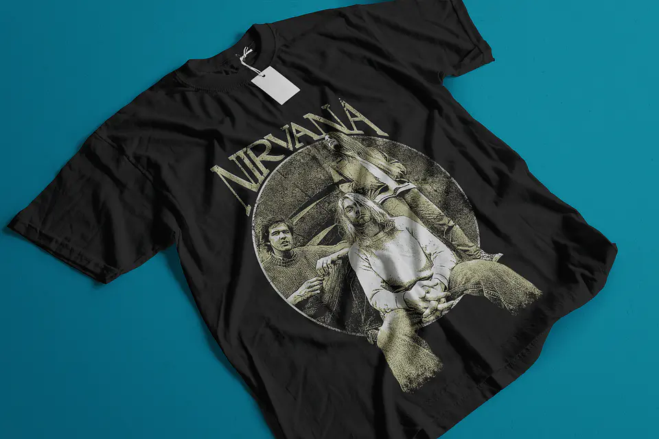 T-shirt Nirvana – Estilo Grunge Vintage & Cultura Rock Alternativo 3