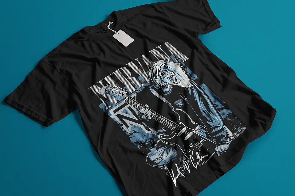 T-shirt Nirvana – Estilo Grunge Vintage & Cultura Rock Alternativo 4