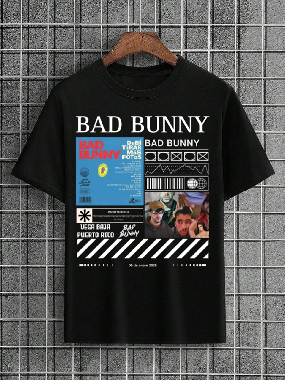 T-shirt Coleção Bad Bunny – Debí Tirar Más Fotos 2
