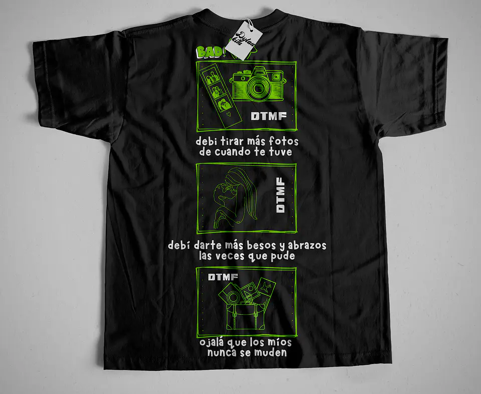 T-shirt Coleção Bad Bunny – Debí Tirar Más Fotos 6