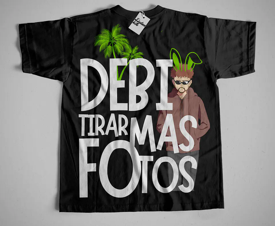 T-shirt Coleção Bad Bunny – Debí Tirar Más Fotos 8