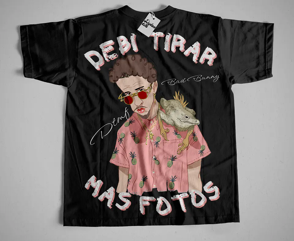 T-shirt Coleção Bad Bunny – Debí Tirar Más Fotos 10