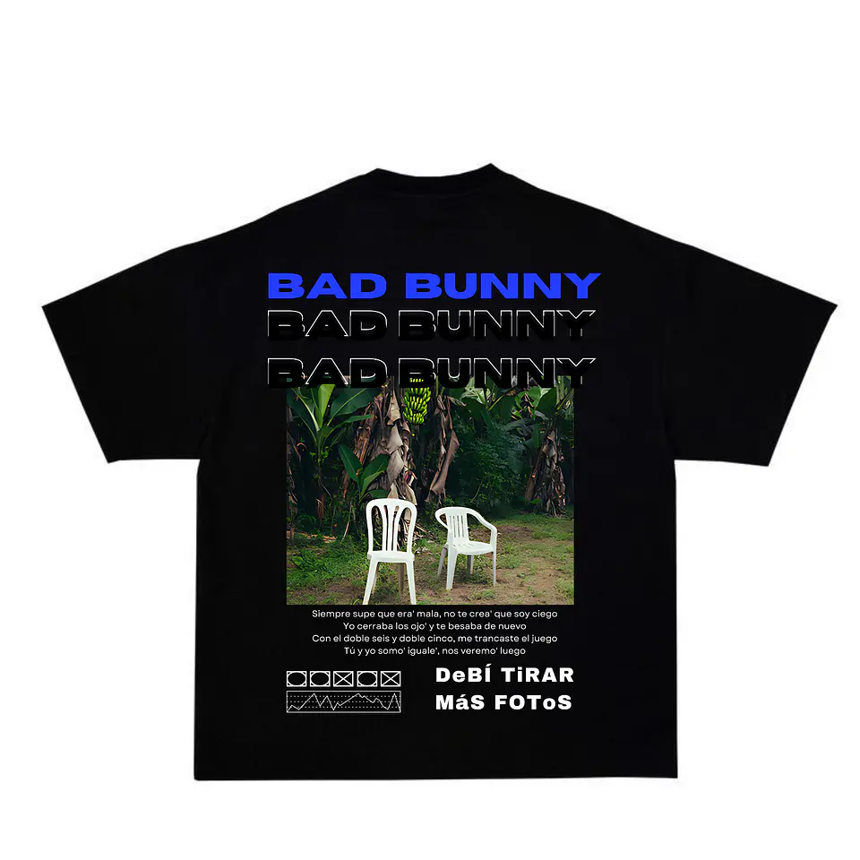 T-shirt Coleção Bad Bunny – Debí Tirar Más Fotos 11