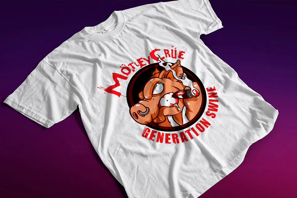 T-shirt Coleção Mötley Crüe 1