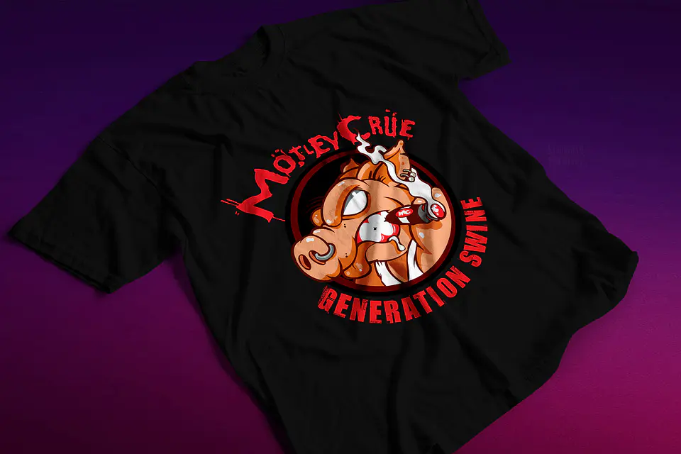 T-shirt Coleção Mötley Crüe 2