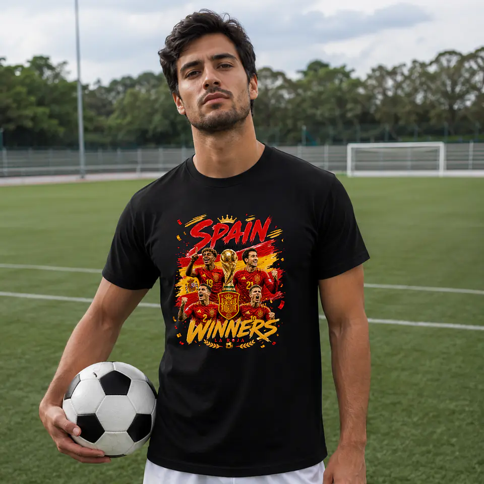 Espanha Campeã Mundial 2026 – T-Shirts Exclusivas 2