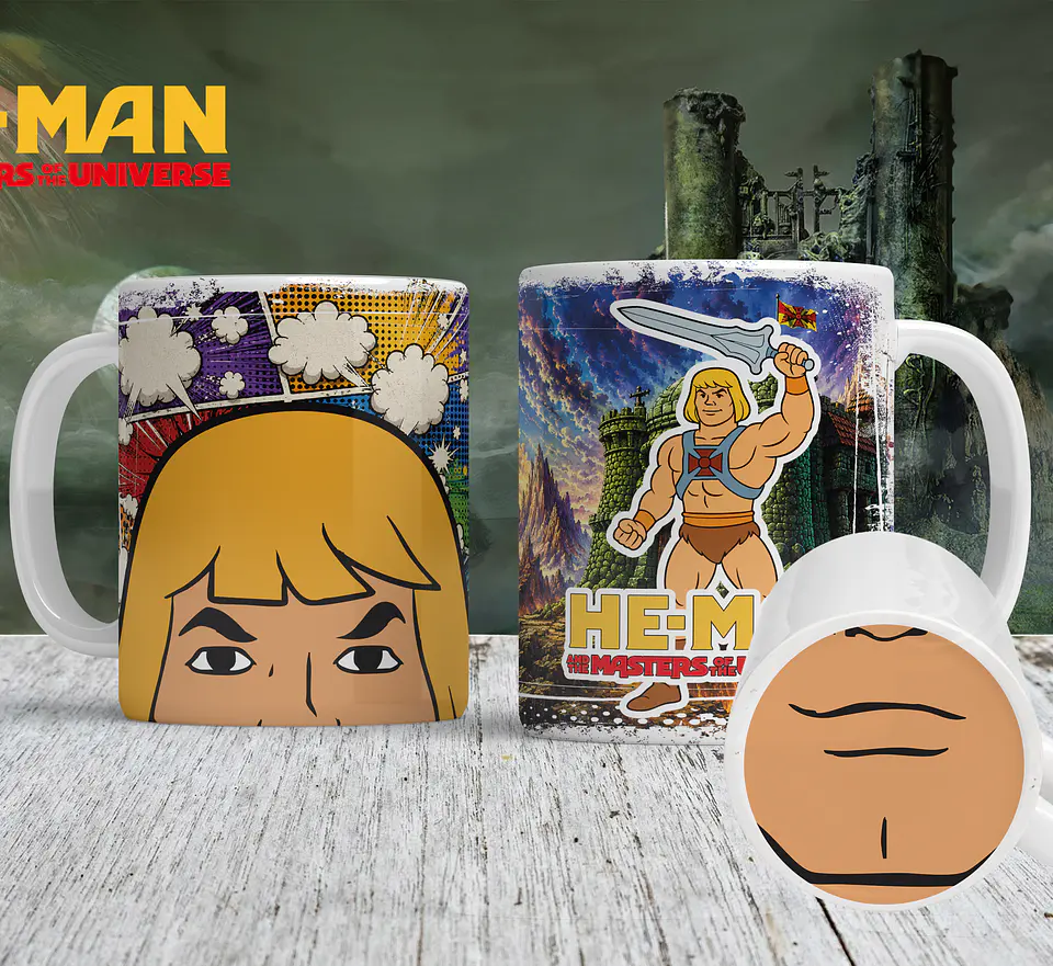 Canecas Nostalgia He-Man & Masters of the Universe 2