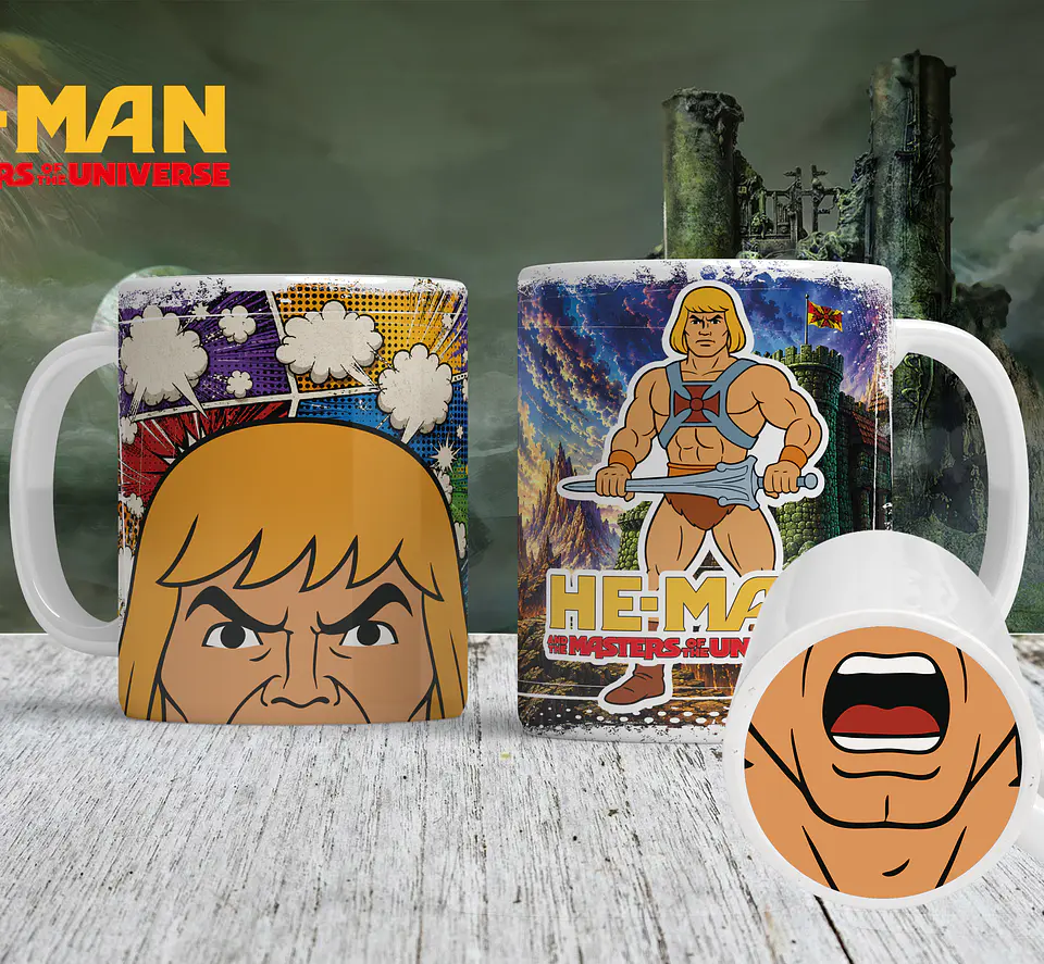 Canecas Nostalgia He-Man & Masters of the Universe 3