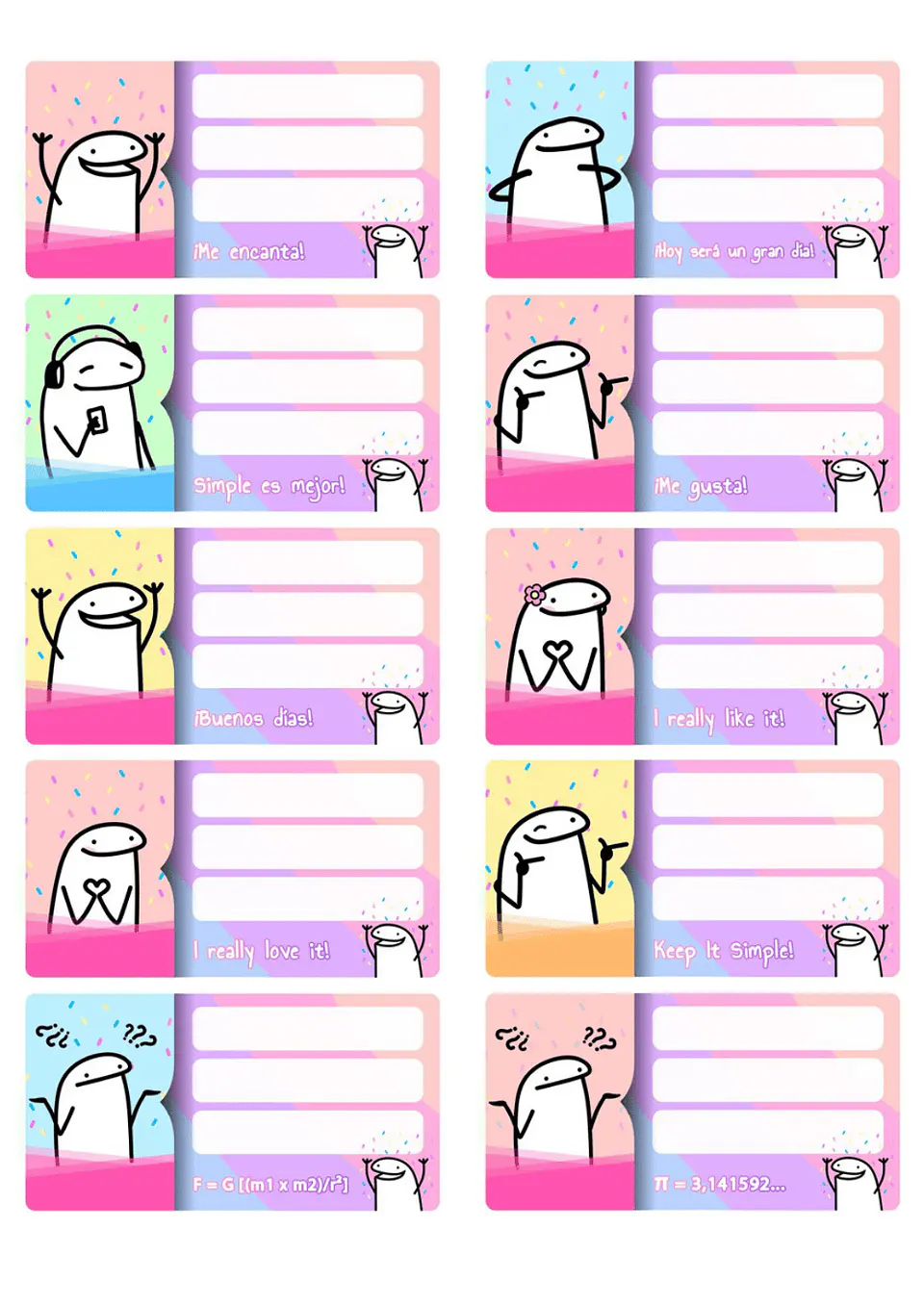 Etiquetas Escolares Personalizadas 20