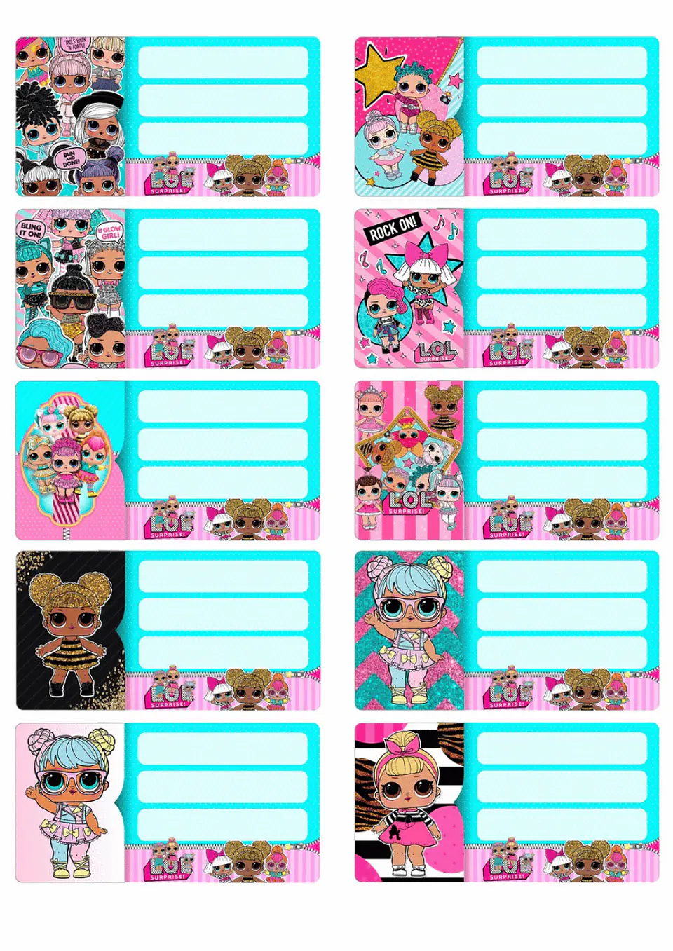 Etiquetas Escolares Personalizadas 36