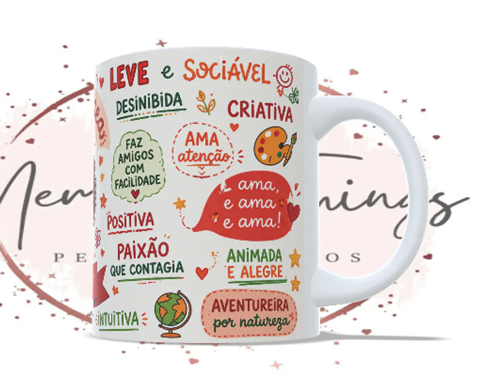 Caneca Personalizada Temperamento Sanguíneo – A Alegria da Casa 2