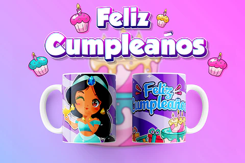 Tazas Personalizadas "Feliz Cumpleaños"