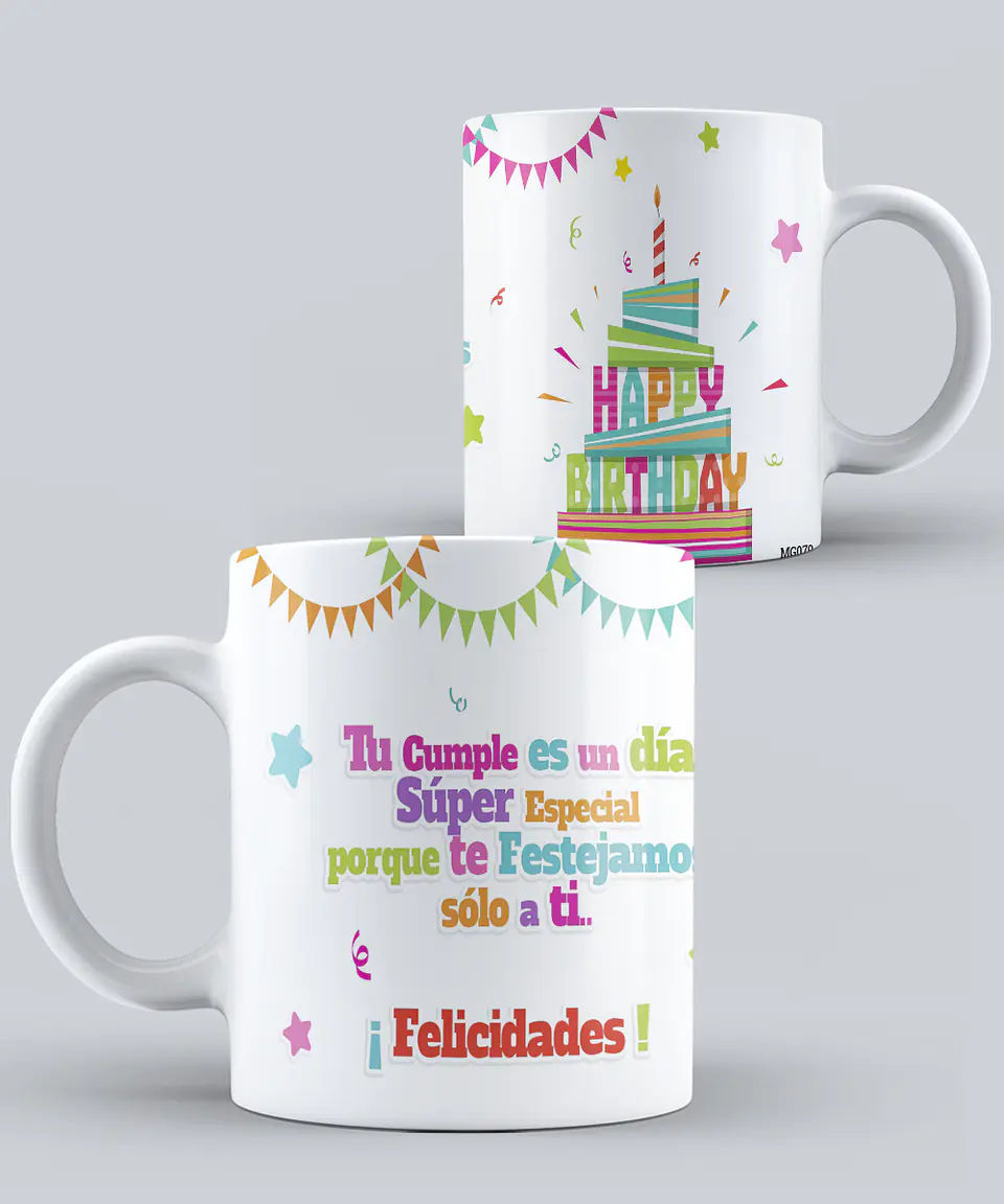 Tazas de Cumpleaños Personalizadas – Colección Frases Divertidas, Amor y Celebración 1