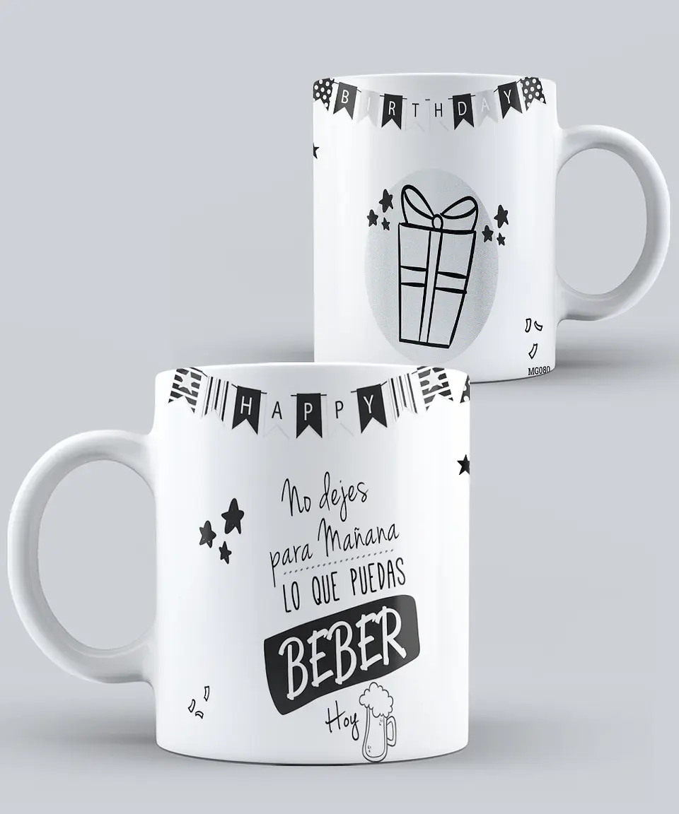 Tazas de Cumpleaños Personalizadas – Colección Frases Divertidas, Amor y Celebración 16