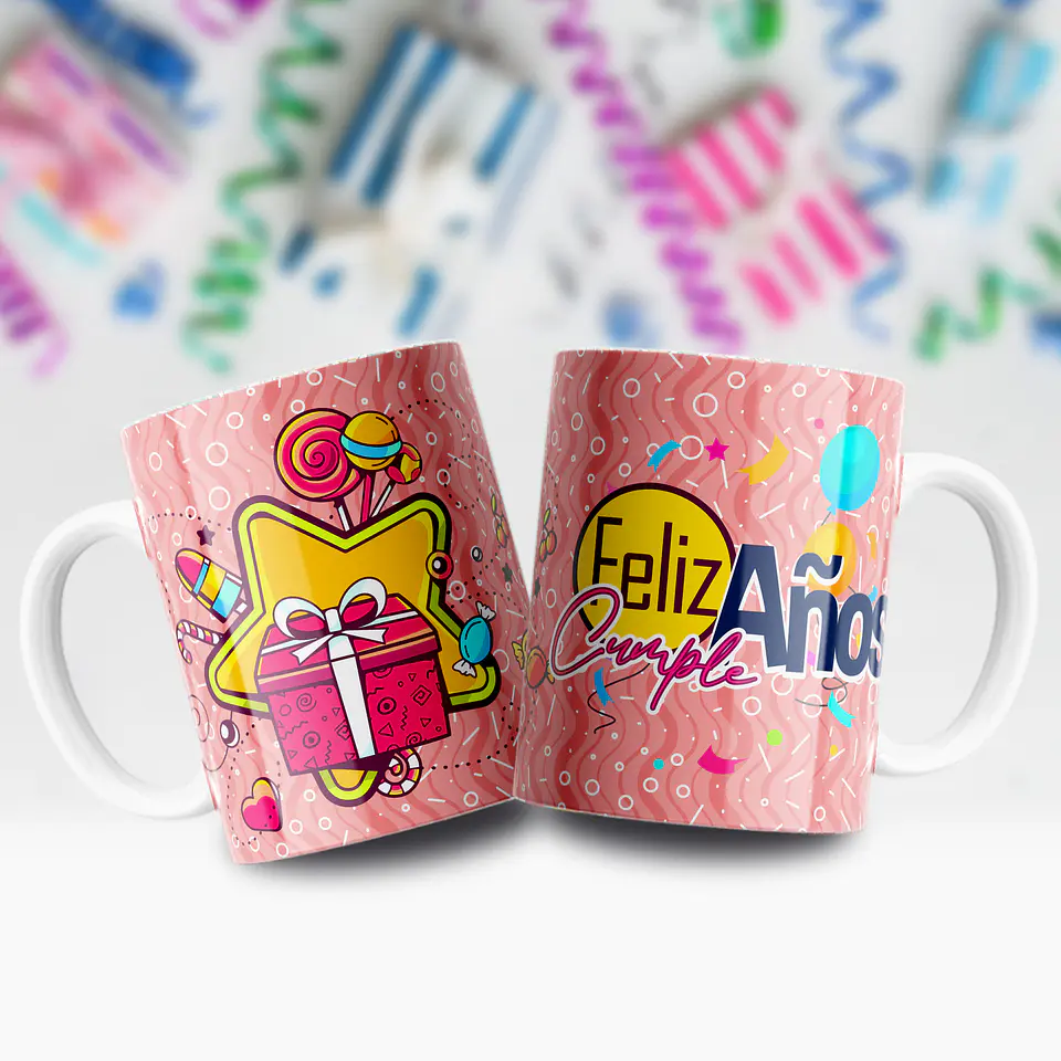 Taza Personalizada de Cumpleaños con Foto – Diseños para Abuelos, Parejas y Familia 6
