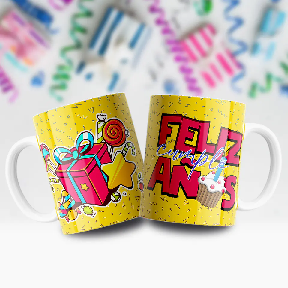 Taza Personalizada de Cumpleaños con Foto – Diseños para Abuelos, Parejas y Familia 7