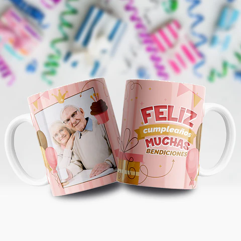 Tazas Personalizadas de Cumpleaños – Con Foto y Diseños Infantiles Ilustrados