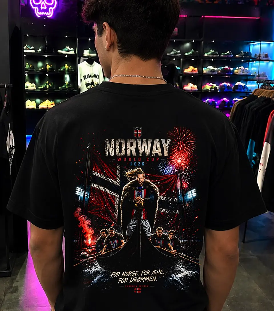 T-shirt Erling Haaland & Noruega – Coleção Exclusiva Viking Style 8