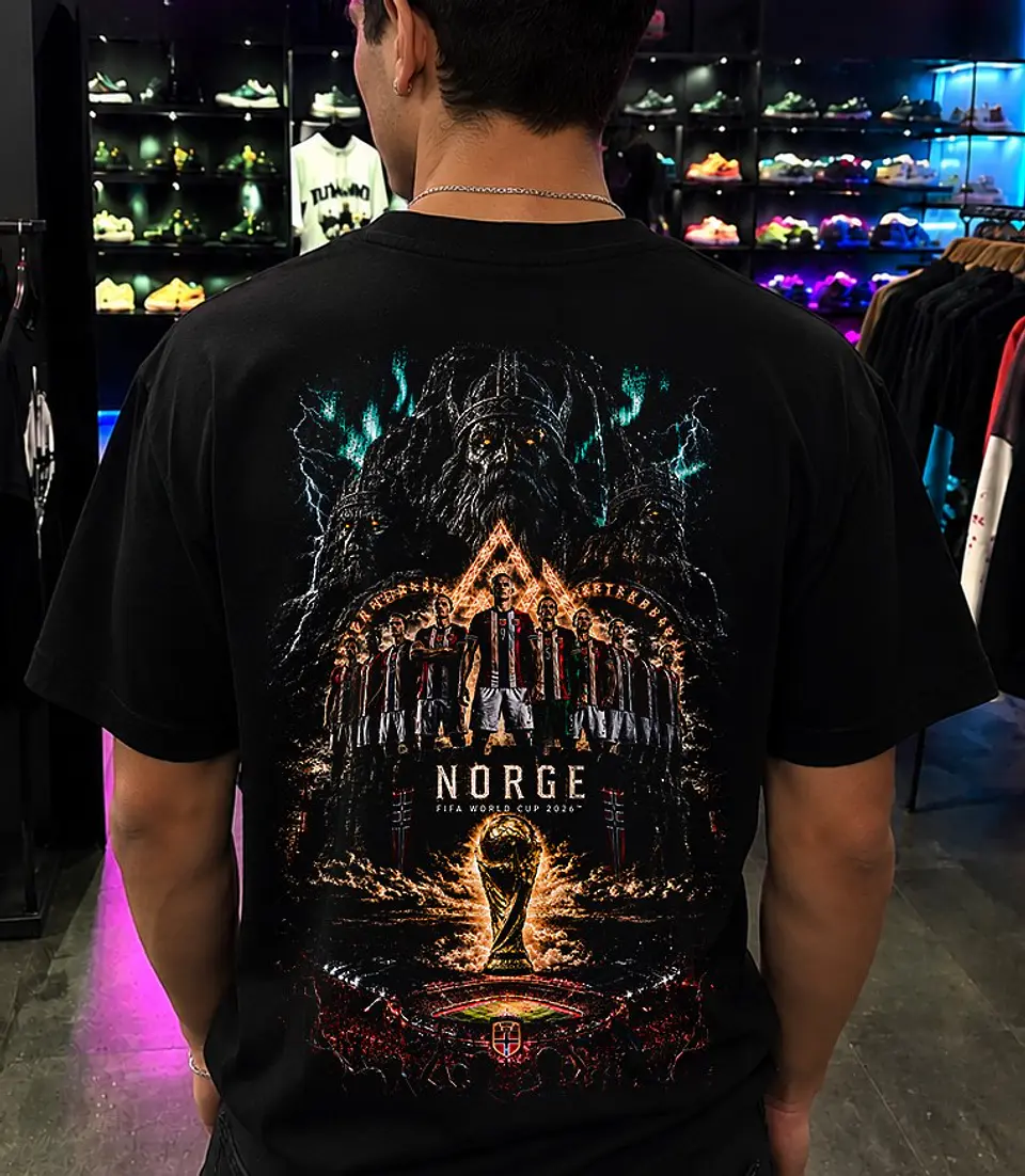 T-shirt Erling Haaland & Noruega – Coleção Exclusiva Viking Style 9