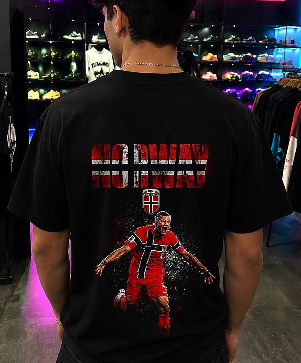 T-shirt Erling Haaland & Noruega – Coleção Exclusiva Viking Style 11