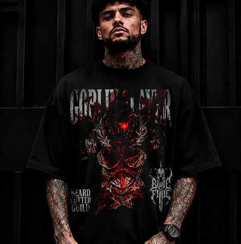 T-shirt Goblin Slayer – Coleção Dark Fantasy Vintage Style