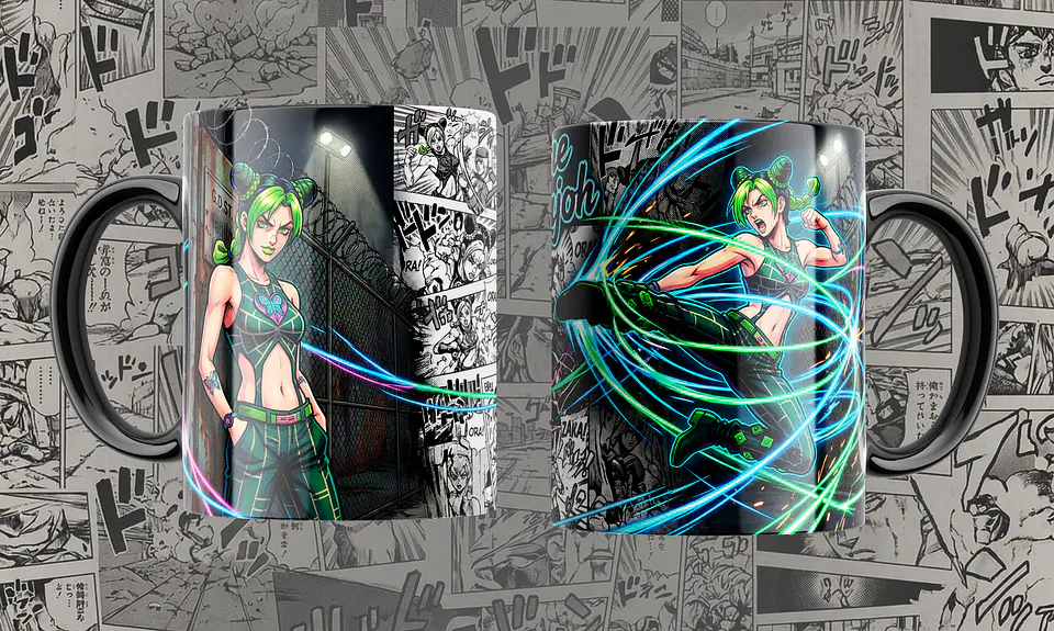 Coleção Canecas JoJo’s Bizarre Adventure – Manga Panel & Stand Edition 2