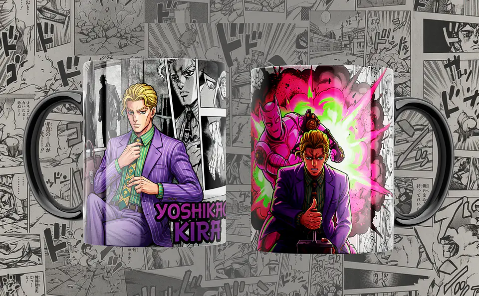 Coleção Canecas JoJo’s Bizarre Adventure – Manga Panel & Stand Edition 6