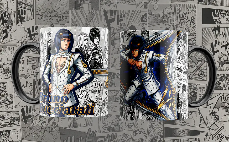 Coleção Canecas JoJo’s Bizarre Adventure – Manga Panel & Stand Edition 10