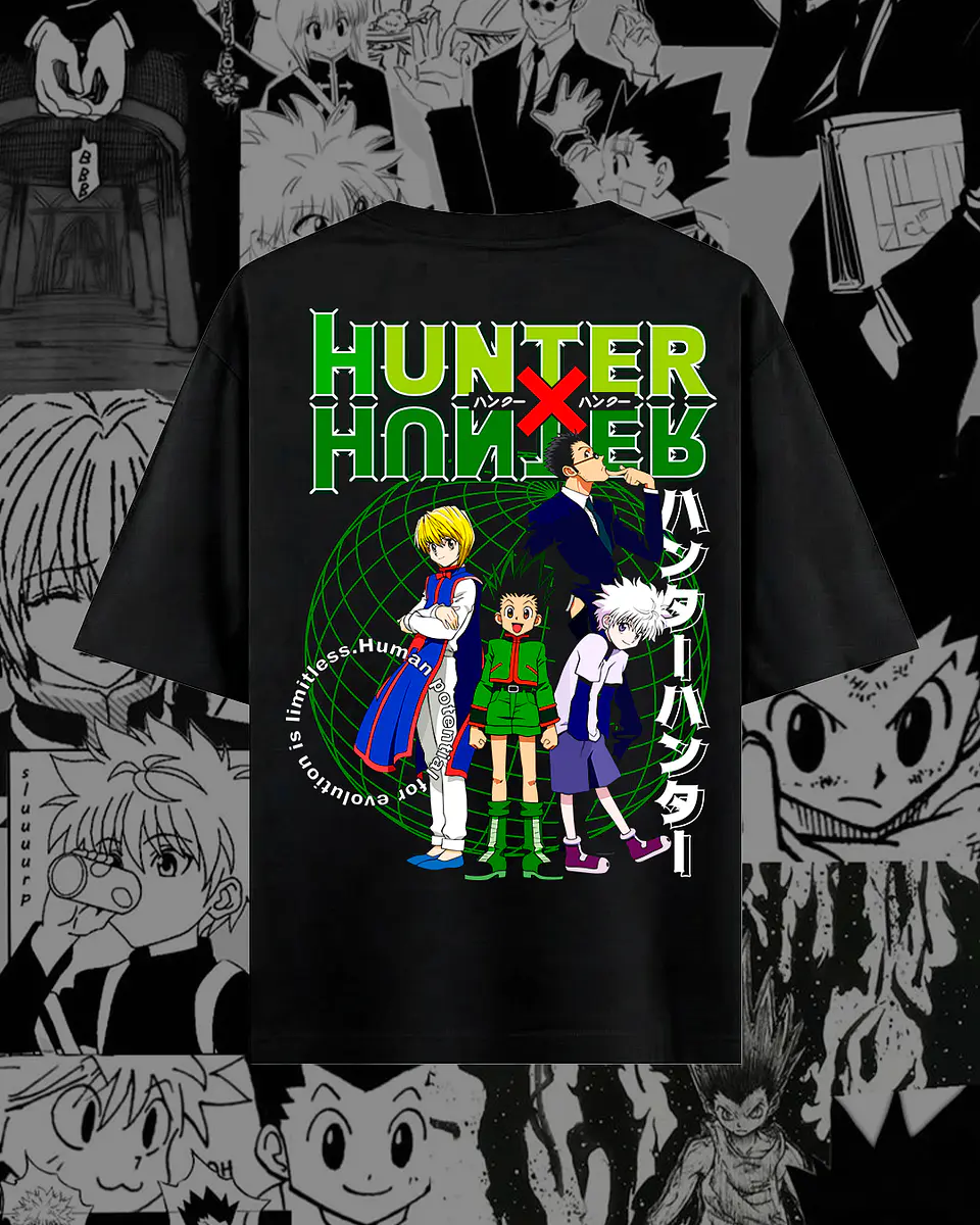 Coleção T-shirts Hunter x Hunter – Streetwear & Anime Graphic Edition 1
