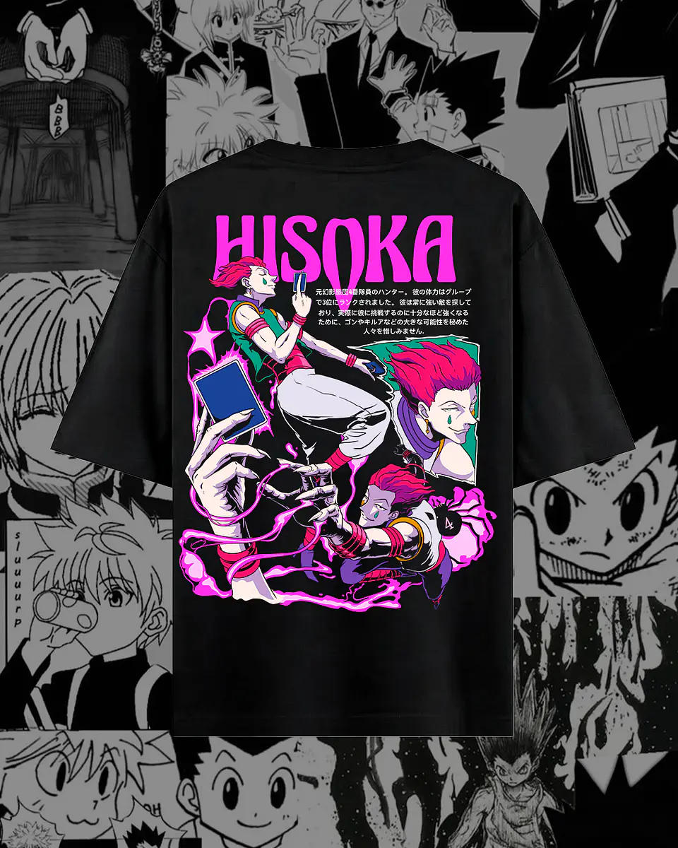 Coleção T-shirts Hunter x Hunter – Streetwear & Anime Graphic Edition 4