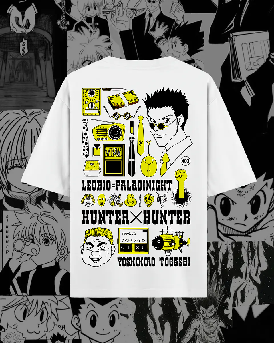 Coleção T-shirts Hunter x Hunter – Streetwear & Anime Graphic Edition 7