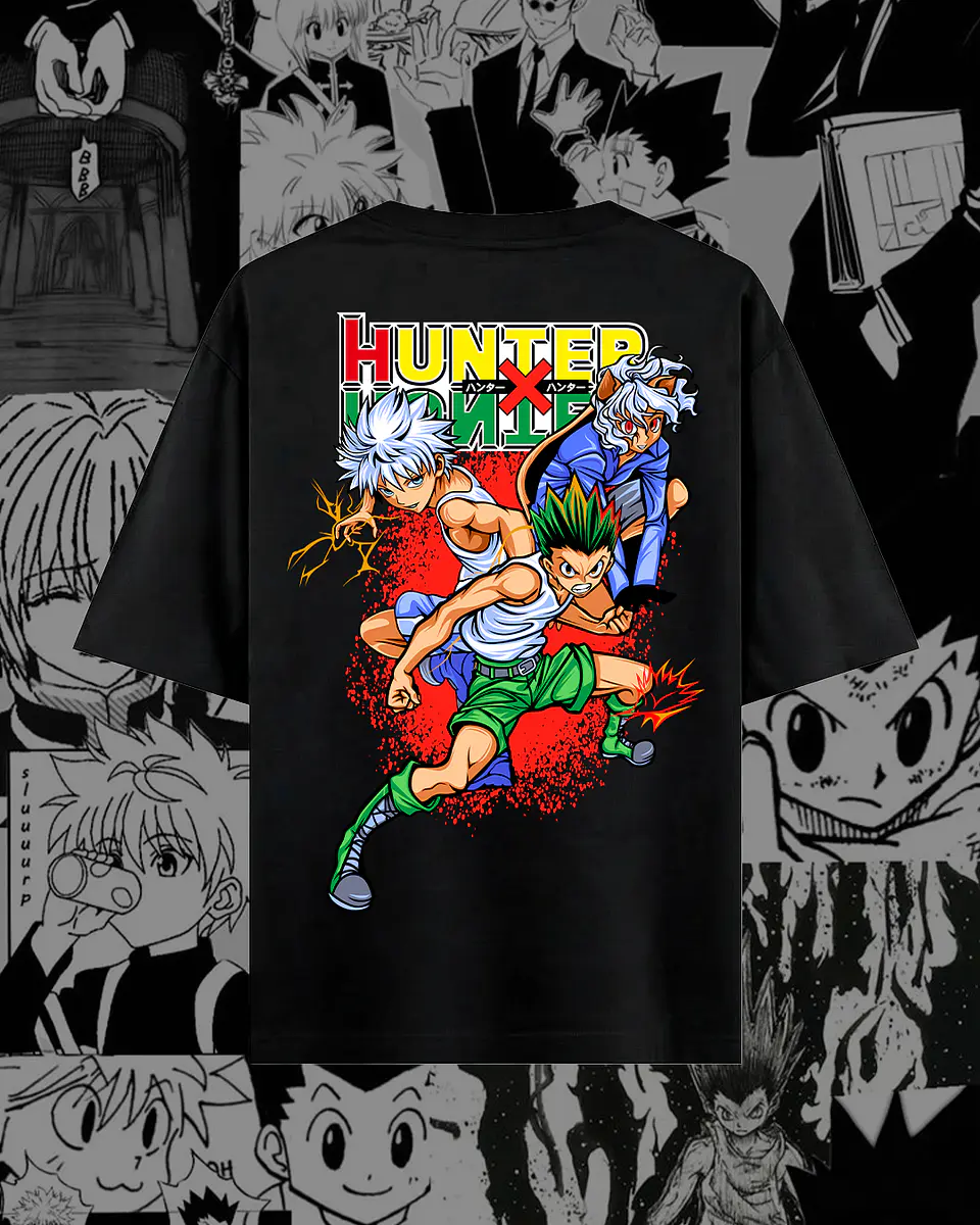 Coleção T-shirts Hunter x Hunter – Streetwear & Anime Graphic Edition 15
