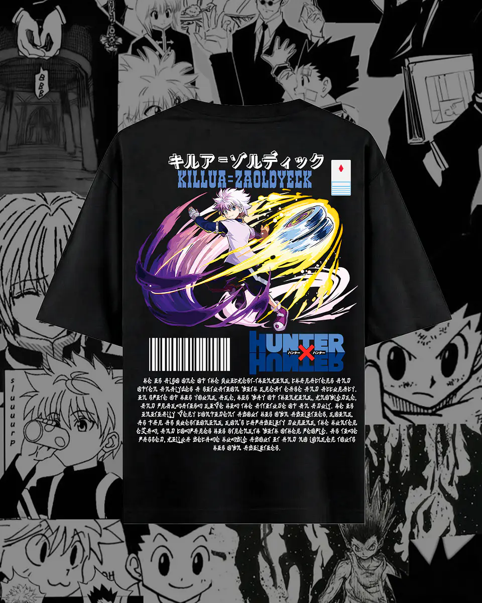 Coleção T-shirts Hunter x Hunter – Streetwear & Anime Graphic Edition 16