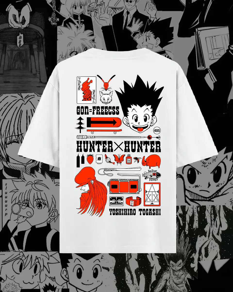 Coleção T-shirts Hunter x Hunter – Streetwear & Anime Graphic Edition 21