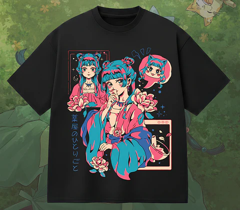 Coleção T-shirts Os Diários da Boticária – Maomao & Jinshi Aesthetic Edition