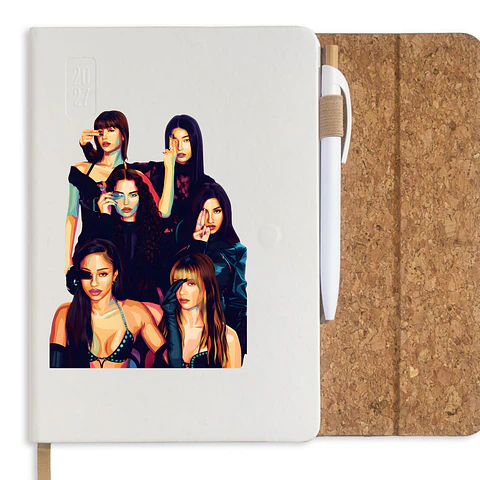 Agenda Personalizada KATSEYE 2027 – Coleção Exclusiva Memory Things