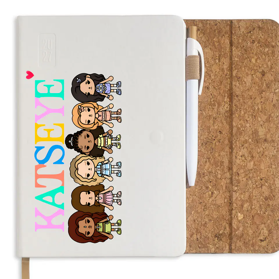 Agenda Personalizada KATSEYE 2027 – Coleção Exclusiva Memory Things 4