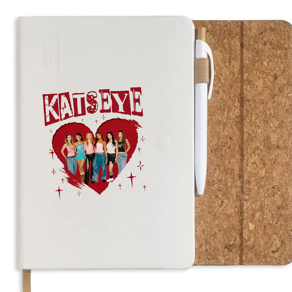 Agenda Personalizada KATSEYE 2027 – Coleção Exclusiva Memory Things 9