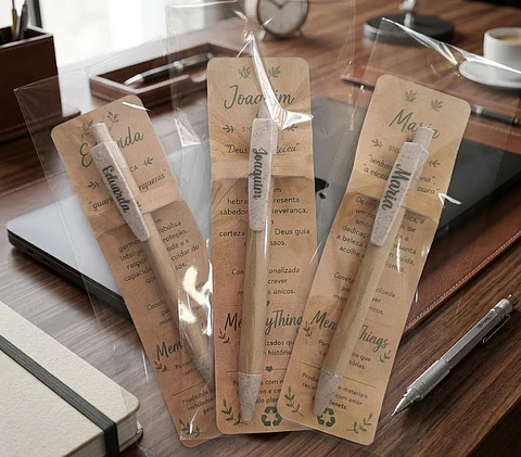 Esferográfica Eco-Friendly Sya Personalizada com Nome | Coleção "Significado" | Memory Things