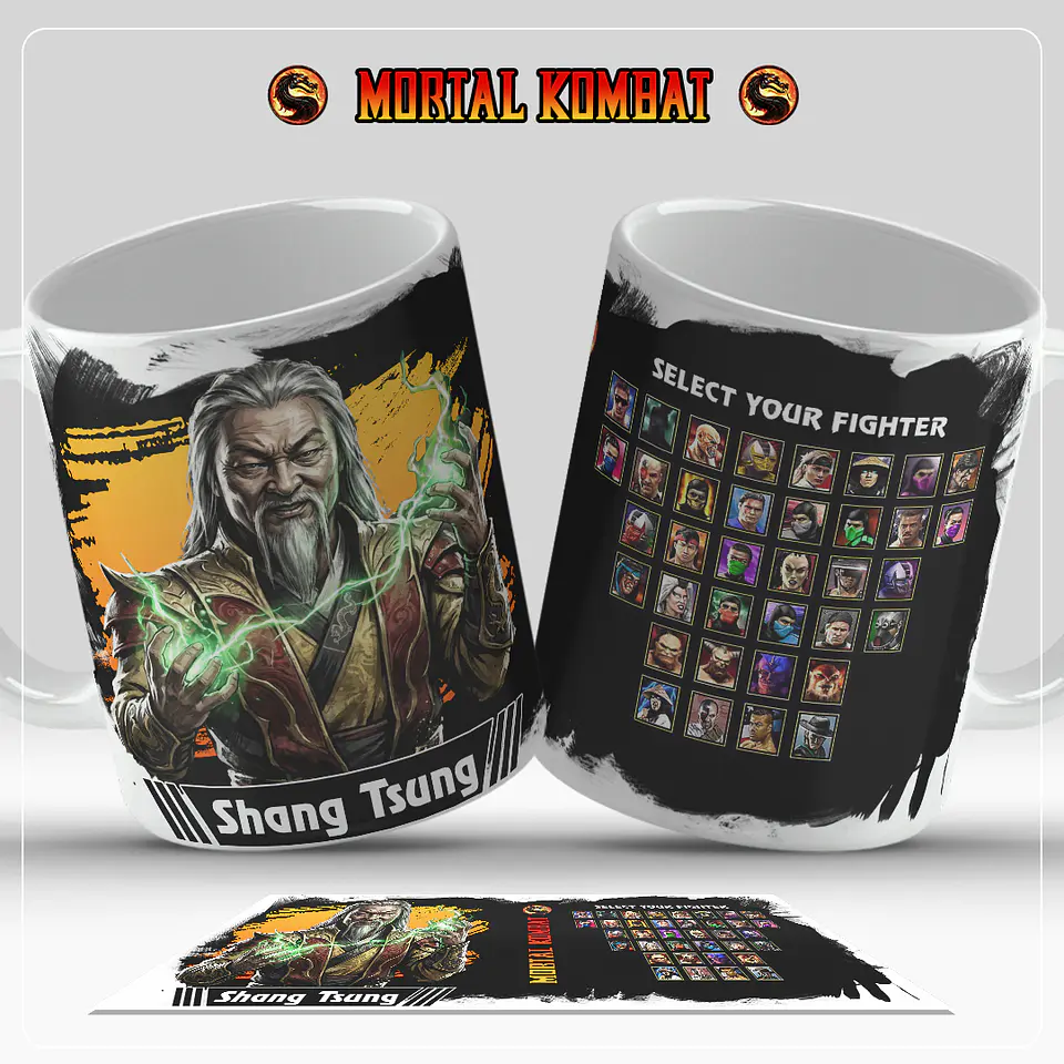 Caneca Mortal Kombat – Coleção Oficial Select Your Fighter 3