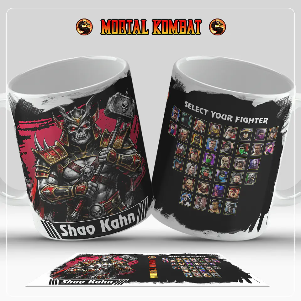 Caneca Mortal Kombat – Coleção Oficial Select Your Fighter 4