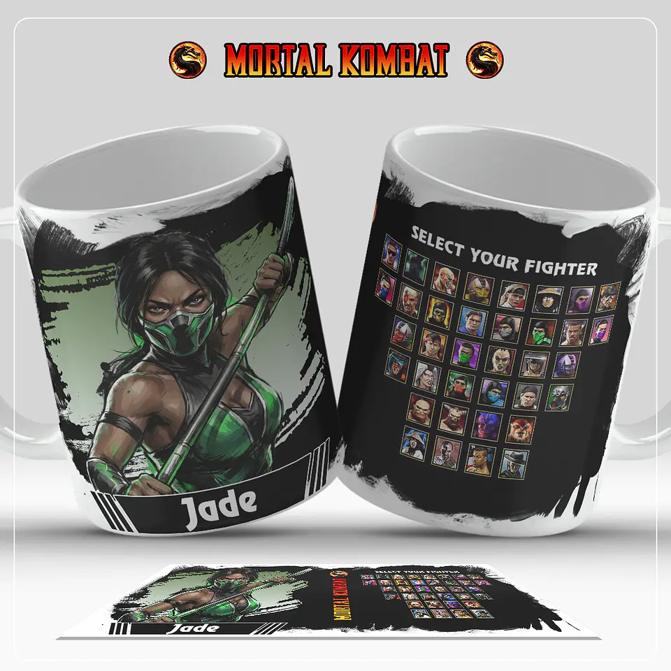 Caneca Mortal Kombat – Coleção Oficial Select Your Fighter 10