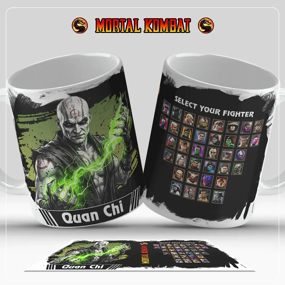 Caneca Mortal Kombat – Coleção Oficial Select Your Fighter 18
