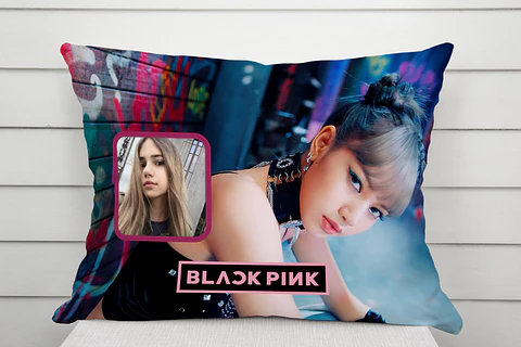 Almofada BLACKPINK Personalizada com Foto – Coleção K-Pop Klink & Idol